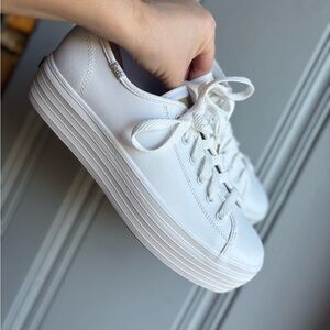 Keds Triple Stack White Women's Size 10 Sneakers NWOT